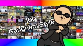 100 Gangnam Style In One