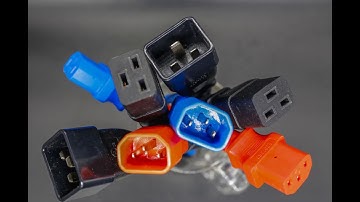 IEC series C13 C14 C19 C20 cable connector