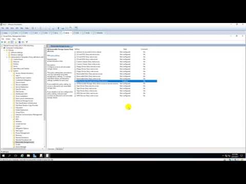 Disable USB Devices Using Group Policy in Windows Server 2016