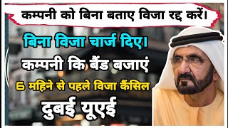 How to cancel your visa Dubai without telling the company. scam alert. legal awareness. screenshot 5