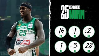 Panathinaikos - Olympiacos 85-80  Kendrick Nunn (16 Points)