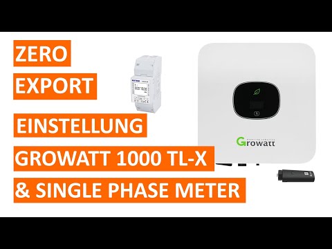 GROWATT NULLEINSPEISUNG MIT EASTRON ENERGYMETER -EINSTELLUNGEN & UMSETZUNG