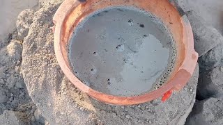 ASMR: Black Dirt Floor Crumbling#clay #asmr #crumblingonpaste