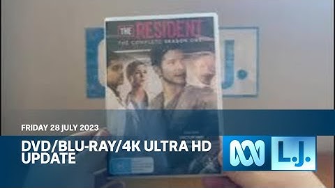 DVD/Blu-Ray/4K Ultra HD Update - Friday 28 July 2023