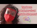 Tapabocas+Protector Visual+Prueba de aerosol+moldes incluidos|Taller Lash