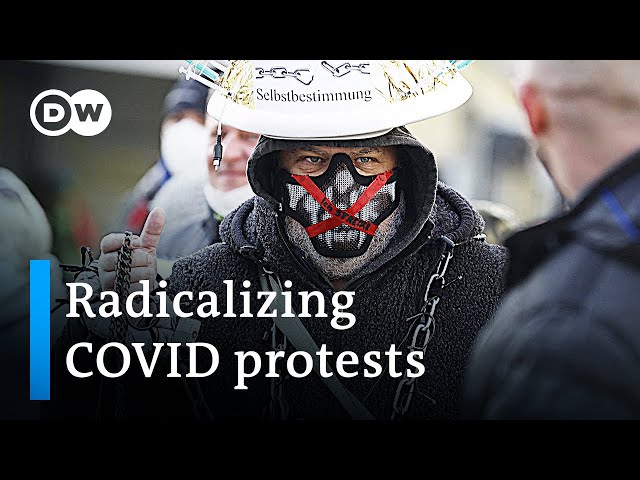 COVID protests in Germany become more frequent and more extremist | DW News