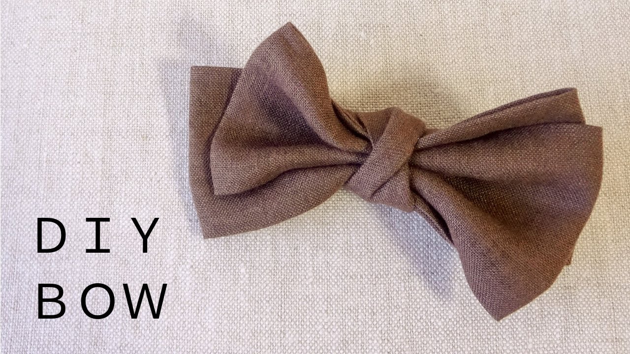 リボンの作り方 How To Make A Bow Sewing Tutorial Youtube