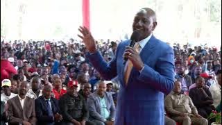 Kazi mlinipatia is a responsibility I take very seriously, siwezi achana na watu wa Muranga- Ruto