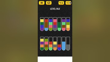 【Water Sort Puzzle】 Level 643