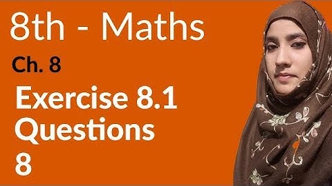 8th Class Math, Ch 8 - Practical Geometry Exercise 8.1 Q 8 | 8th Class Maths