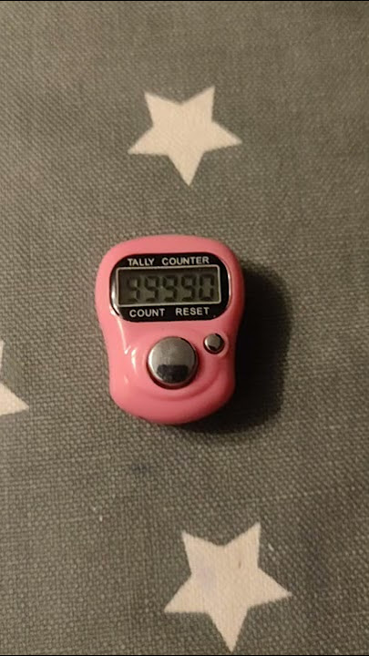 What happens when you reach the limit on a tally counter?