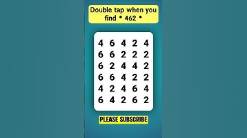 Find 👉462👈 in 5 seconds | Visual Test | Observation Skills | Number Search | Find the Odd one out