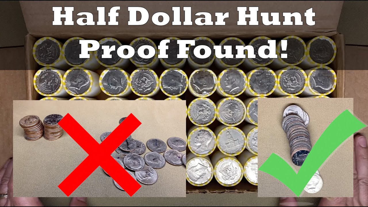 Proof Found! Half Dollar Coin Roll Hunt YouTube