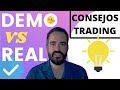 APRENDER TRADING: CUENTA DEMO vs CUENTA REAL