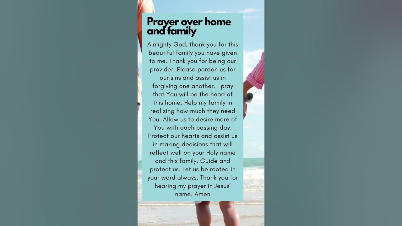 Pray this Powerful Prayer of Blessings for your Home and Family #family #jesus #god