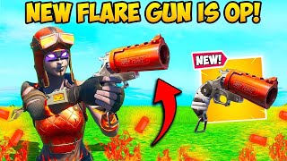 *GAMEPLAY OF THE NEW FLARE GUN IN FORTNITE*