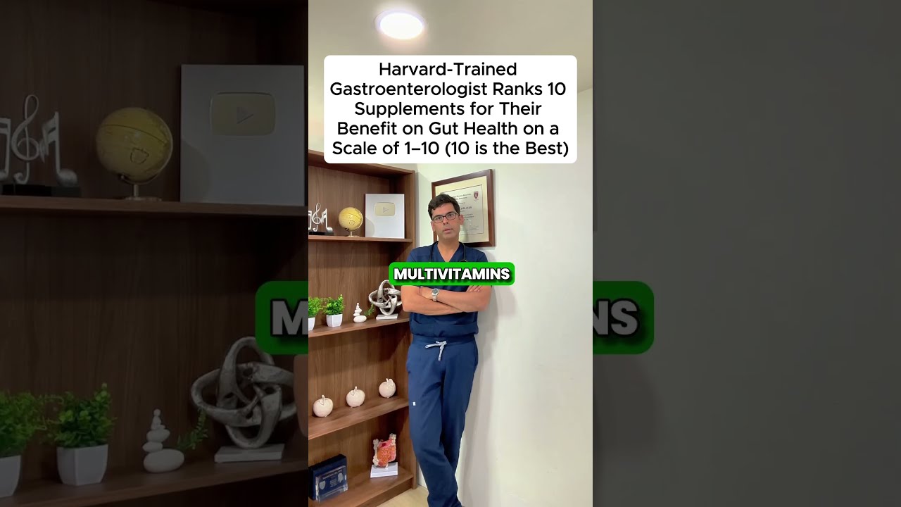 Harvard Trained Gut Doctor Ranks 10 Supplements For Health 1 Scale 