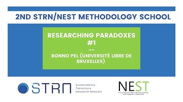 Researching paradoxes #1 – Bonno Pel (Université Libre de Bruxelles)