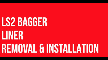 HOW TO INSTALL AND REMOVE LS2 BAGGER LINER