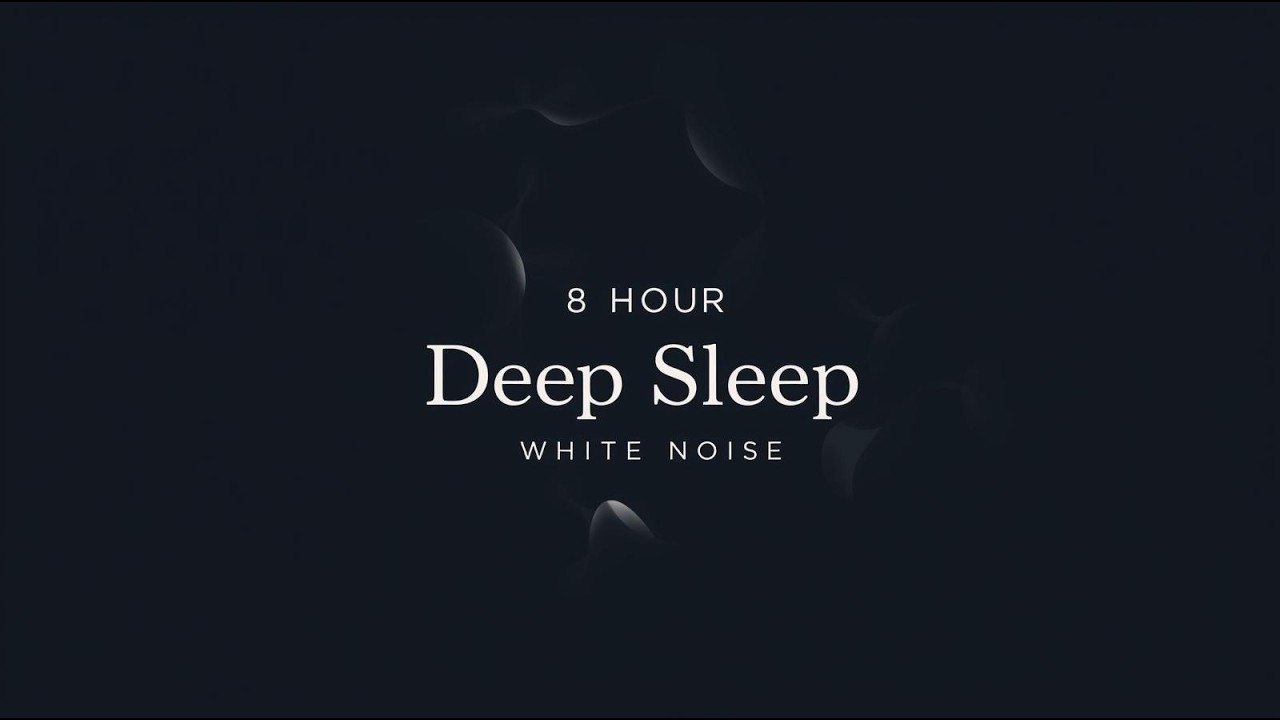 8 Hour Deep Sleep White Noise 🌙 Fall Asleep Fast & Stay Asleep | No Interruptions, Full Night Sound