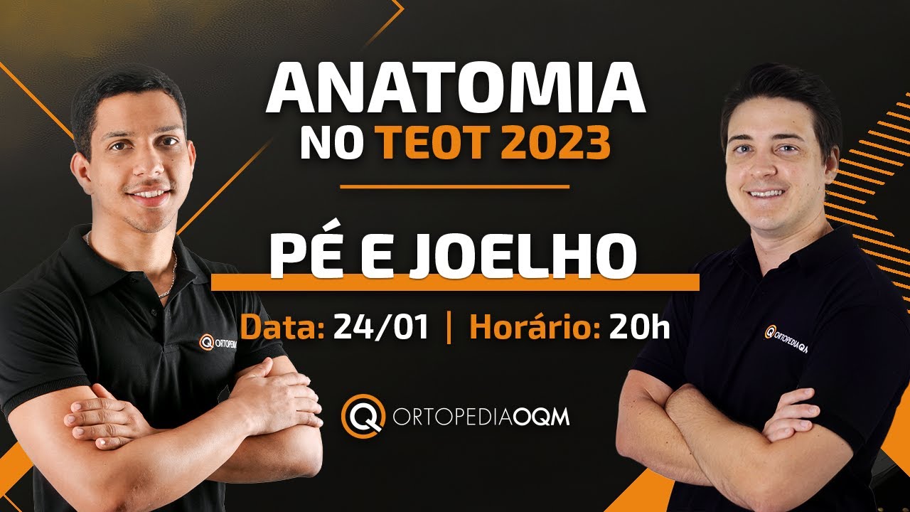 Teot Discussão sobre as provas de anatomia do último TEOT - Pé e Joelho #OQM ...