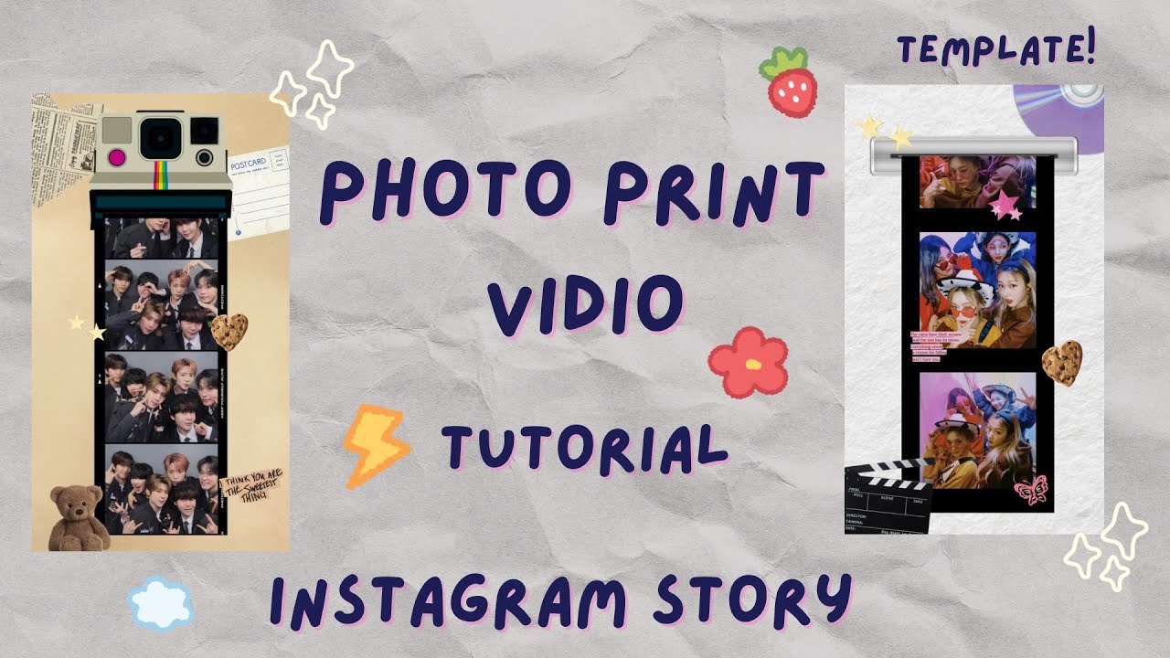 TUTORIAL PHOTO PRINT VIDIO FOR IGS | CANVA ONLY !!!