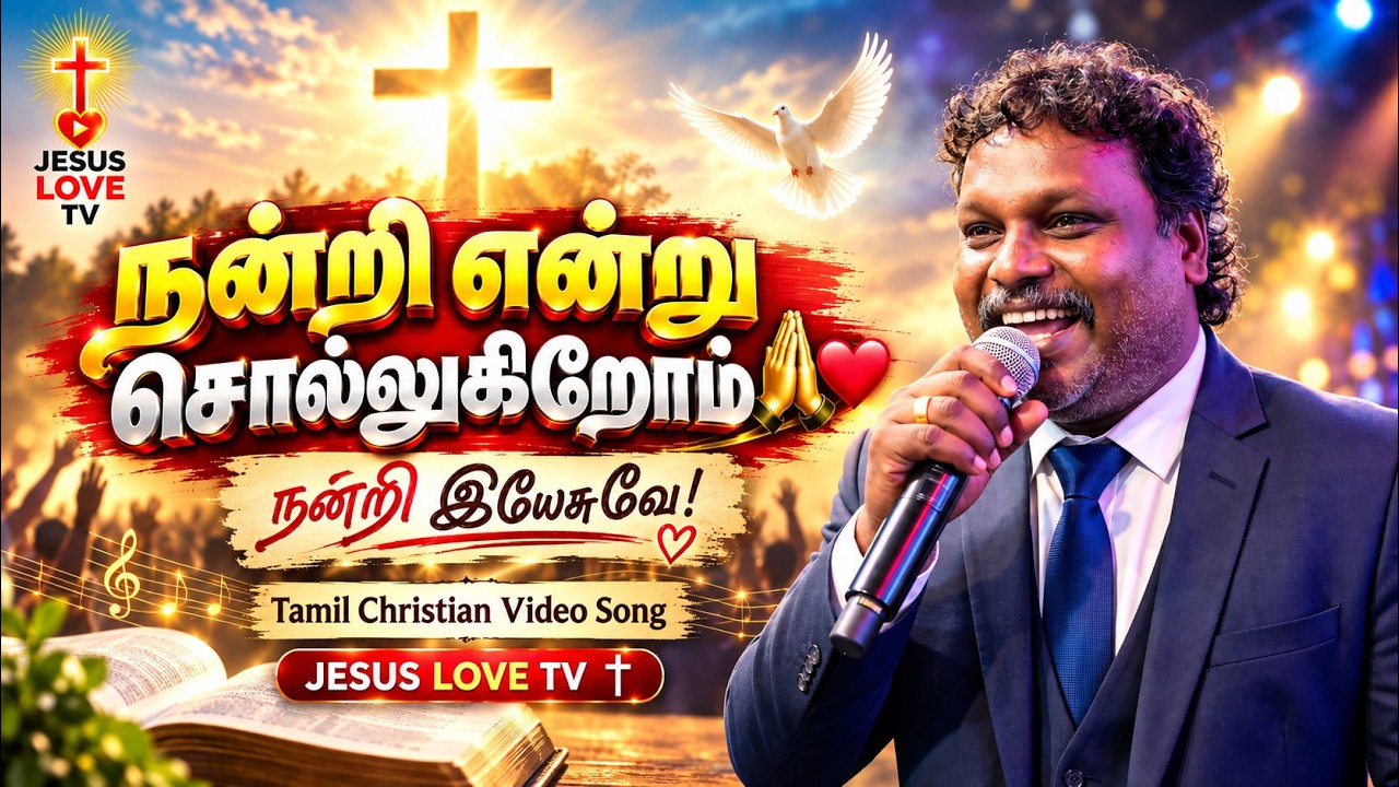 நன்றி என்று சொல்லுகிறோம் 🙏❤️ | Tamil Christian Video Song | Tamil Worship Song | JESUS LOVE TV