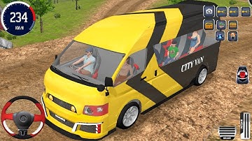 Bus Simulator Games 2025 - 3D Offroad Tourist Bus Driving - Bus Game Android Gameplay
