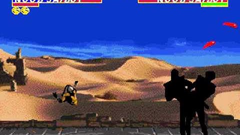 Ultimate Mortal Kombat 3 - Genesis & Mega Drive - Noob Saibot - Brutality