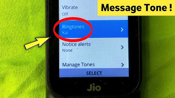Jio Phone |  Message ki Tone kaise badle ? Message ka Ringtone kaise set kare Jio Keypad Phone