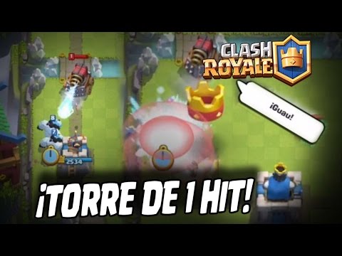 DESTRUIR LA TORRE DE SOLO UN HIT [BUG INCREIBLE] CLASH ROYALE ## Gameplay Español