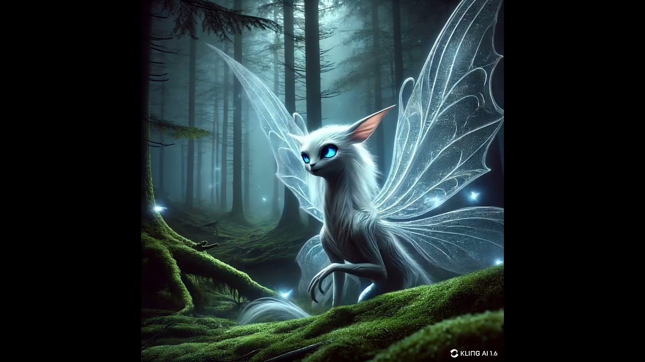 Mysterious Creature 'Etheria' Appears in an Ancient Forest 🌙✨ 