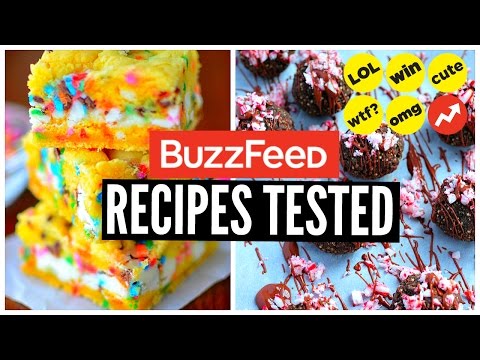 BUZZFEED FOOD RECIPES TESTED: DIY New Years Eve Snacks & Desserts