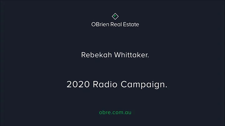 Rebekah Whittaker - Radio Voice-over 2020