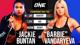 Jackie Buntan Vs. Barbie Full Fight Replay