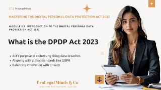 MDPDP M2 L1  What is the DPDP Act 2023