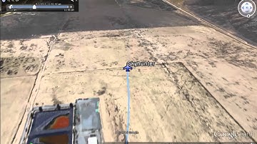 Google earrth  flight