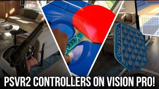 Controller Support on Vision Pro: PSVR2 Hands-On Test