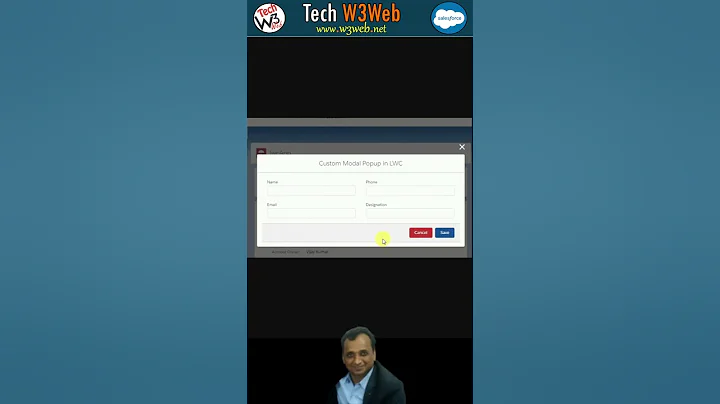 How to display modal popup with a form inside in LWC | #shorts #youtubeshorts #shorts