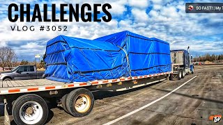 CHALLENGES | My Trucking Life | Vlog #3052