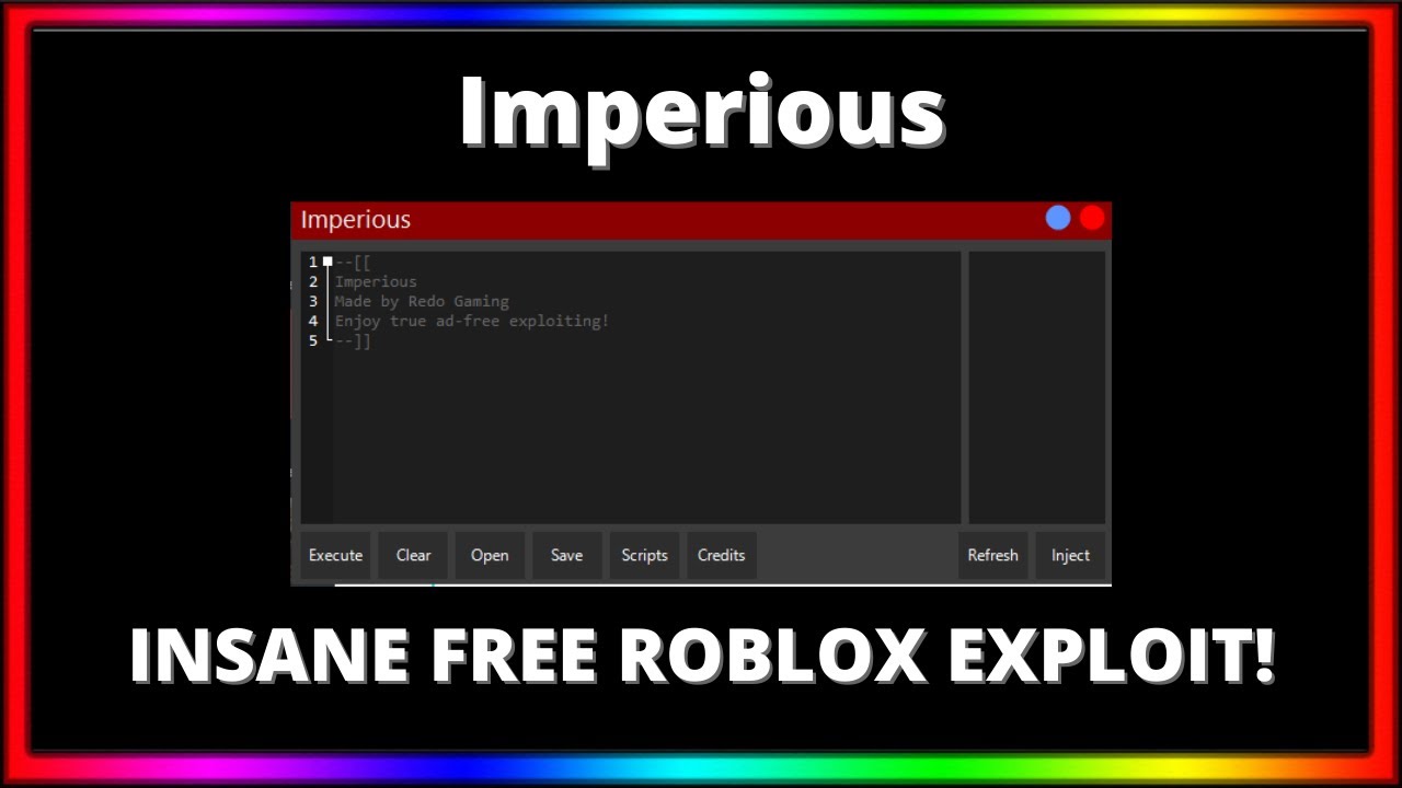 Imperious Insane Free Roblox Exploit Level 7 No Keys Best Free Roblox Hack Script Executor Youtube - roblox exploits march 2019