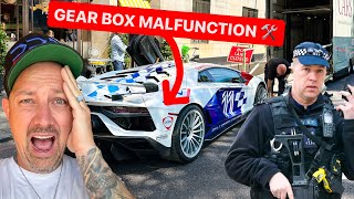 BRITISH CUSTOMS OFFICERS DELIVER  MY LAMBORGHINI DESTROYED!!