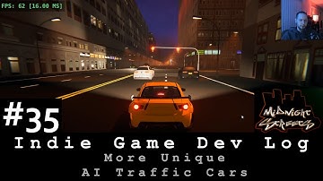 Midnight Streets Dev Log 35 - More Unique AI Traffic Cars [Unity Racing Game]