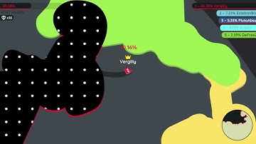 Paper.io 2 Map Control solo: 100.00% [Pac-Man Ghost]