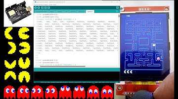 Arduino et TFT. Du dessin au code source. Pacman affichage et animation avec ESP32