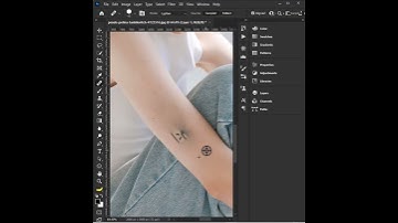 Remove Tattoos on the skin in easy Steps! #shorts #photoshop #tutorial