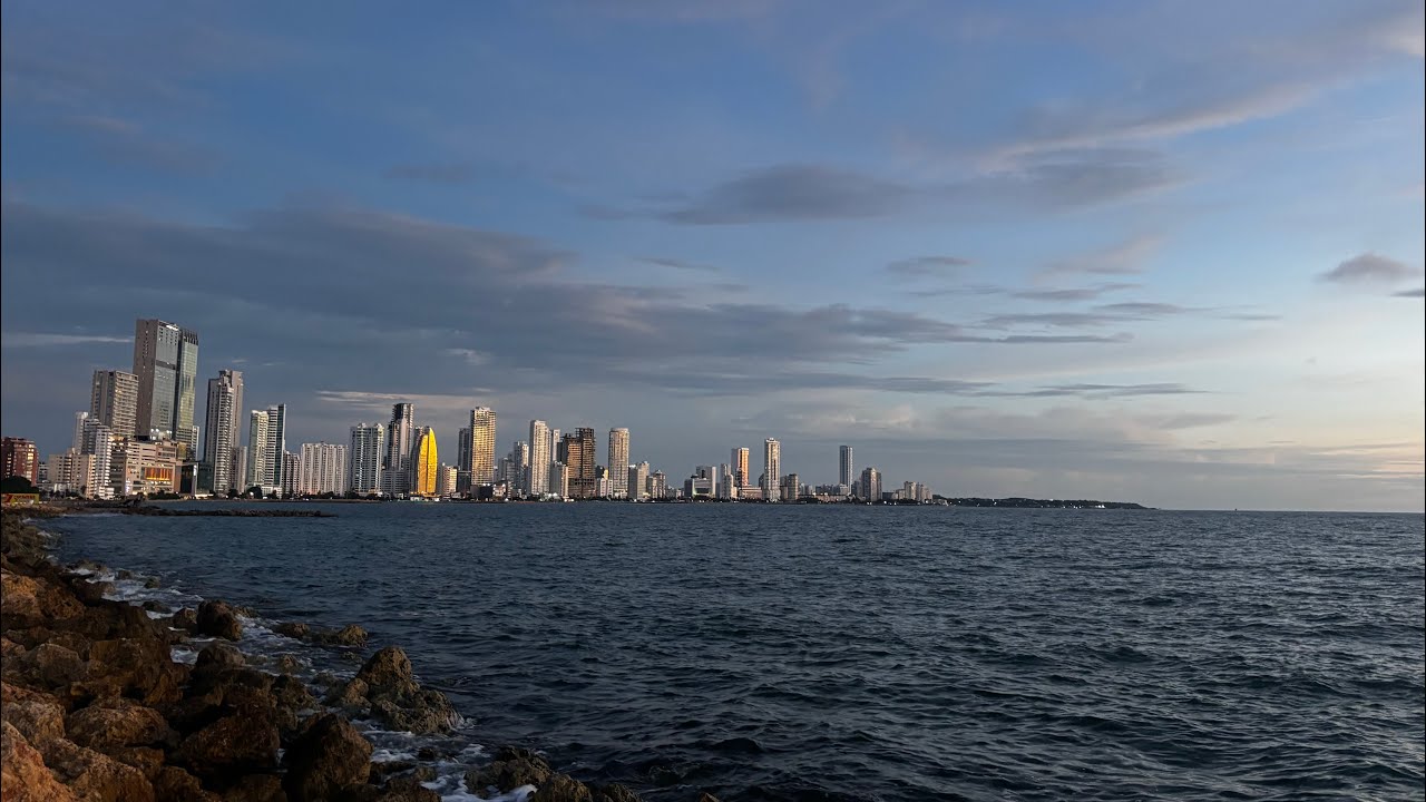 Sunset in Cartagena - Caribbean Sea🌅🇨🇴