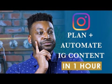 Como plano para e automatizar Instagram Posts For Free! (Facilmente criar conteúdo consistente!)