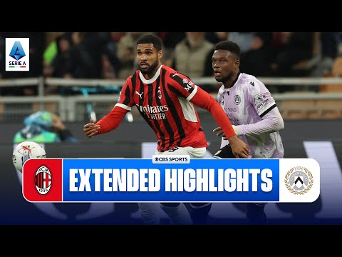 AC Milan vs. Udinese: Extended Highlights | Serie A | CBS Sports Golazo