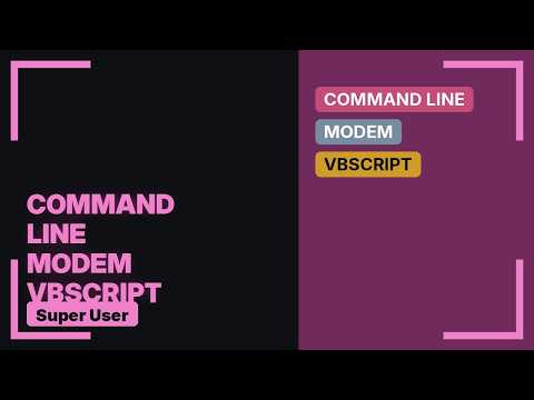 VB script or command line instruction to query a modem connected to my PC